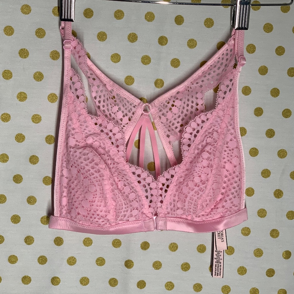 Victoria's Secret pink bralette strappy size XS